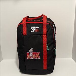 NFL Super Bowl LIX 59 New Orleans 2025 Backpack Chiefs & Eagles Football NEW